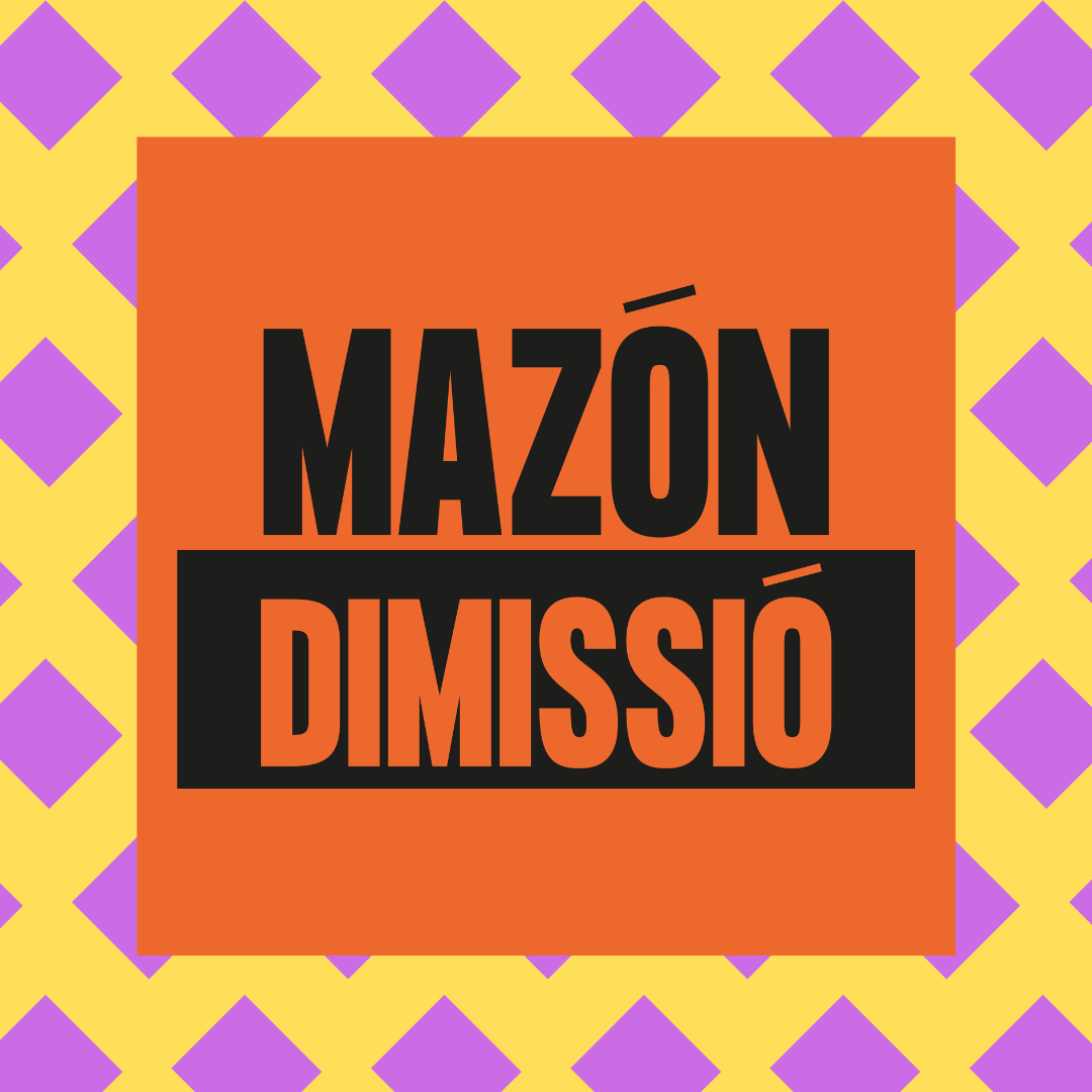 Banderola balcó "Mazón dimissió"